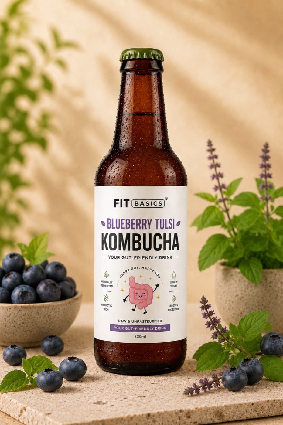 FitBasics Blueberry Tulsi